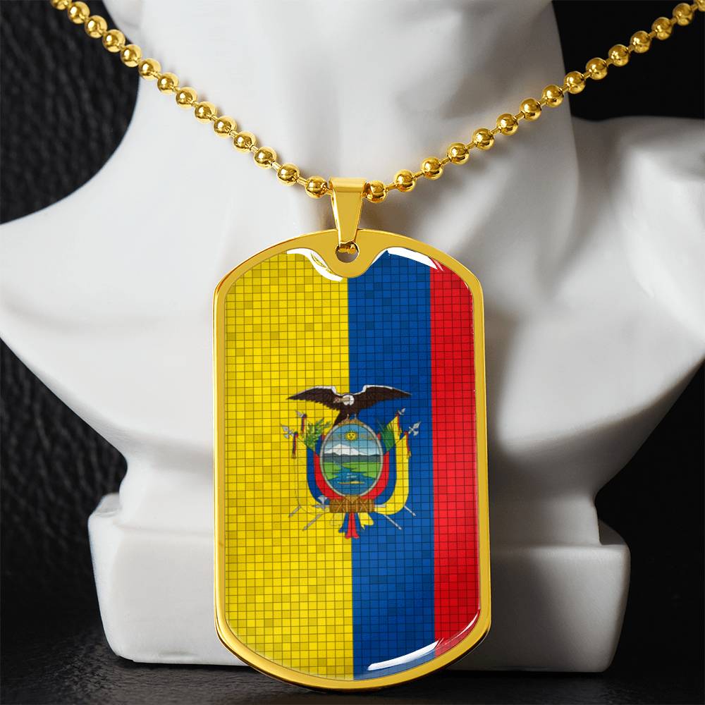 Personalized Flag of Ecuador