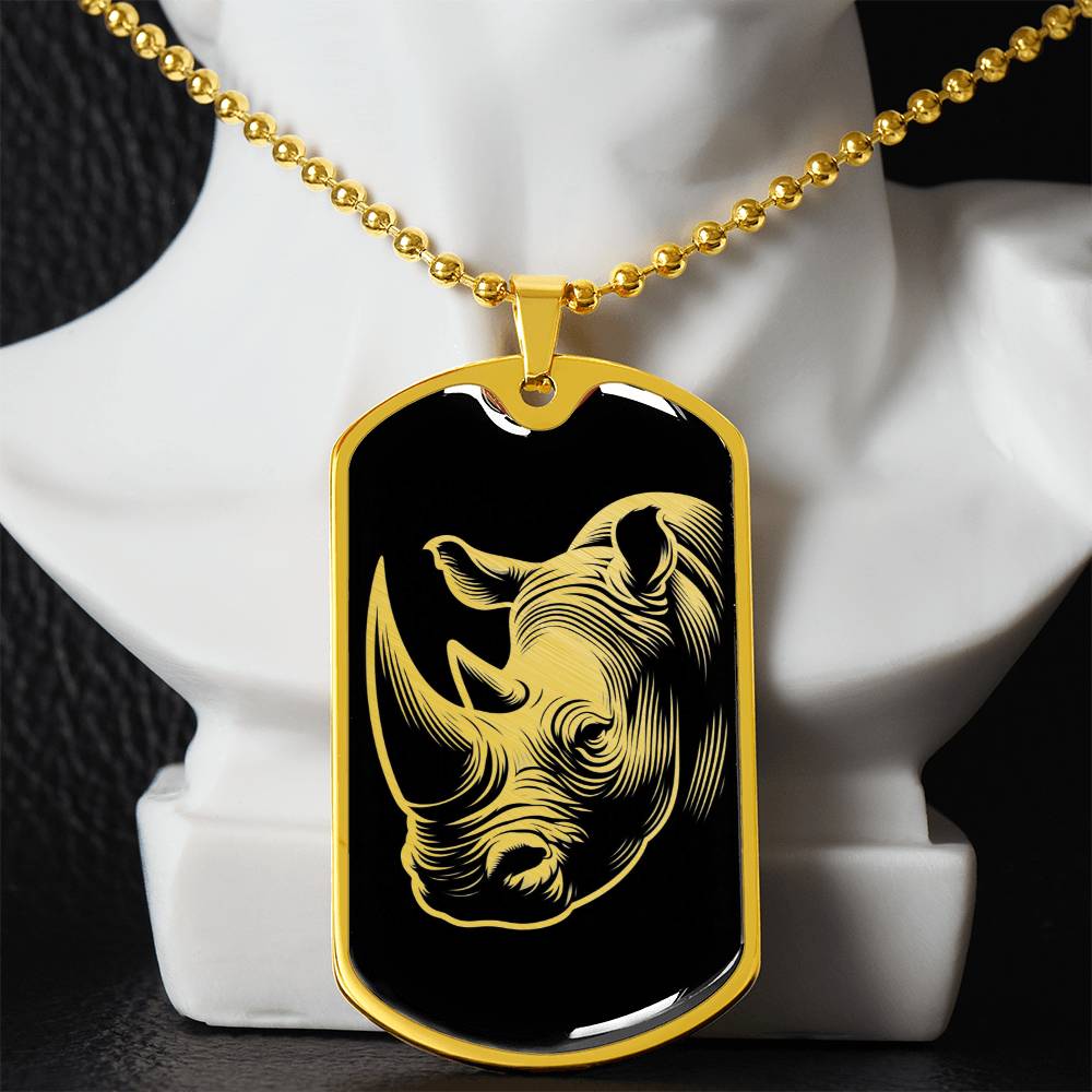 Rhinoceros Necklace