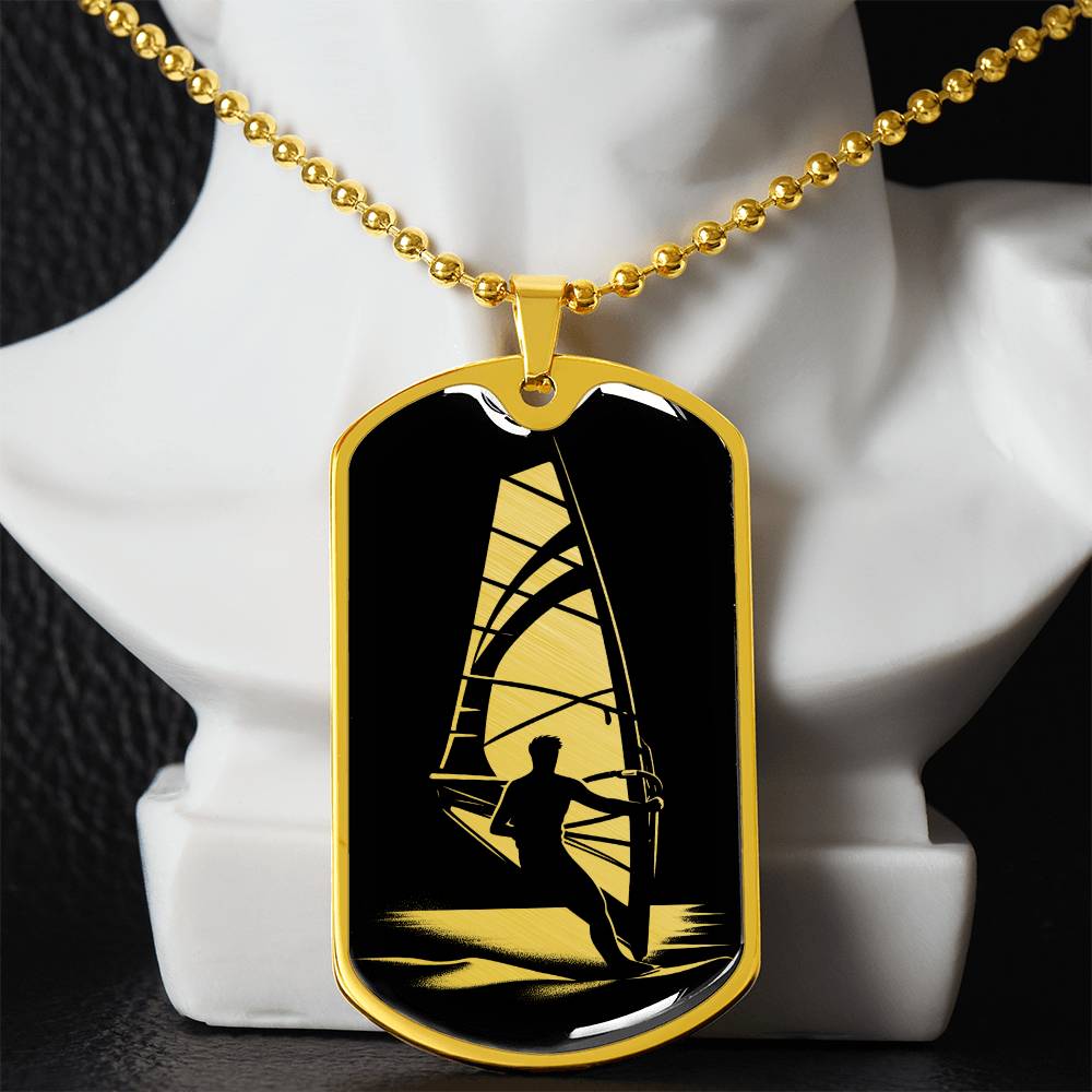 Personalized Windsurfing Necklace