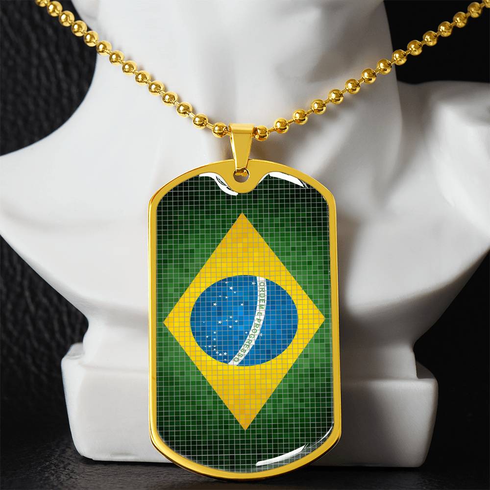 Personalized Flag of Brazil