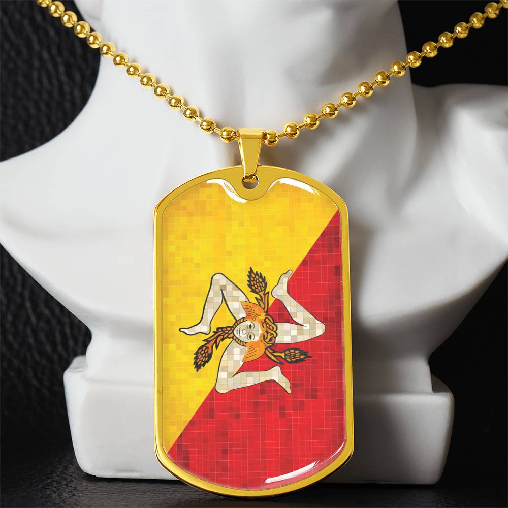 Personalized Flag of Sicily