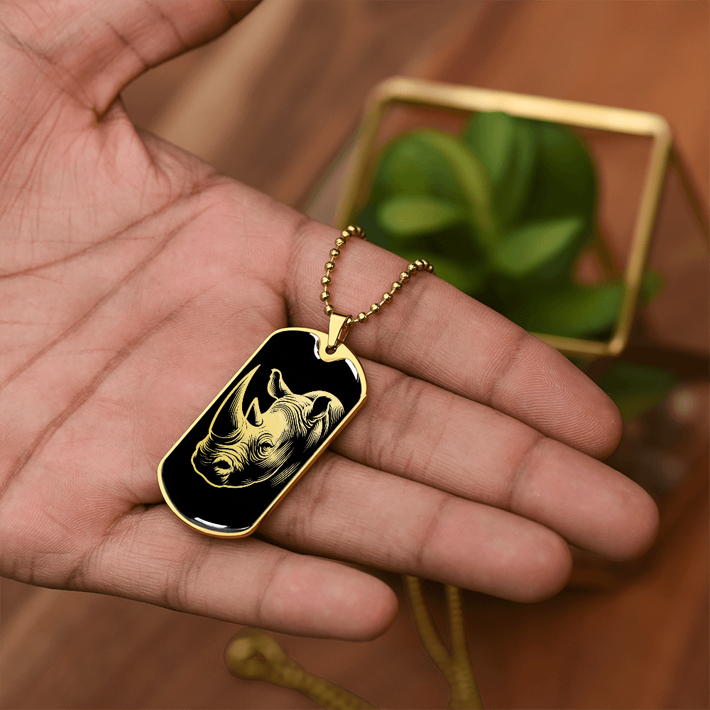 Rhinoceros Necklace