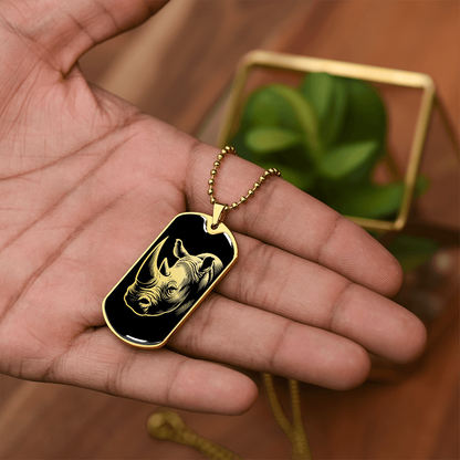 Rhinoceros Necklace