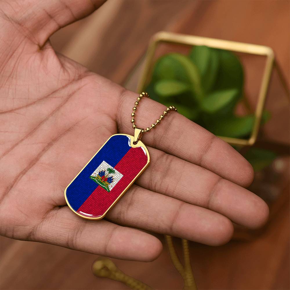 Personalized Flag of Haiti