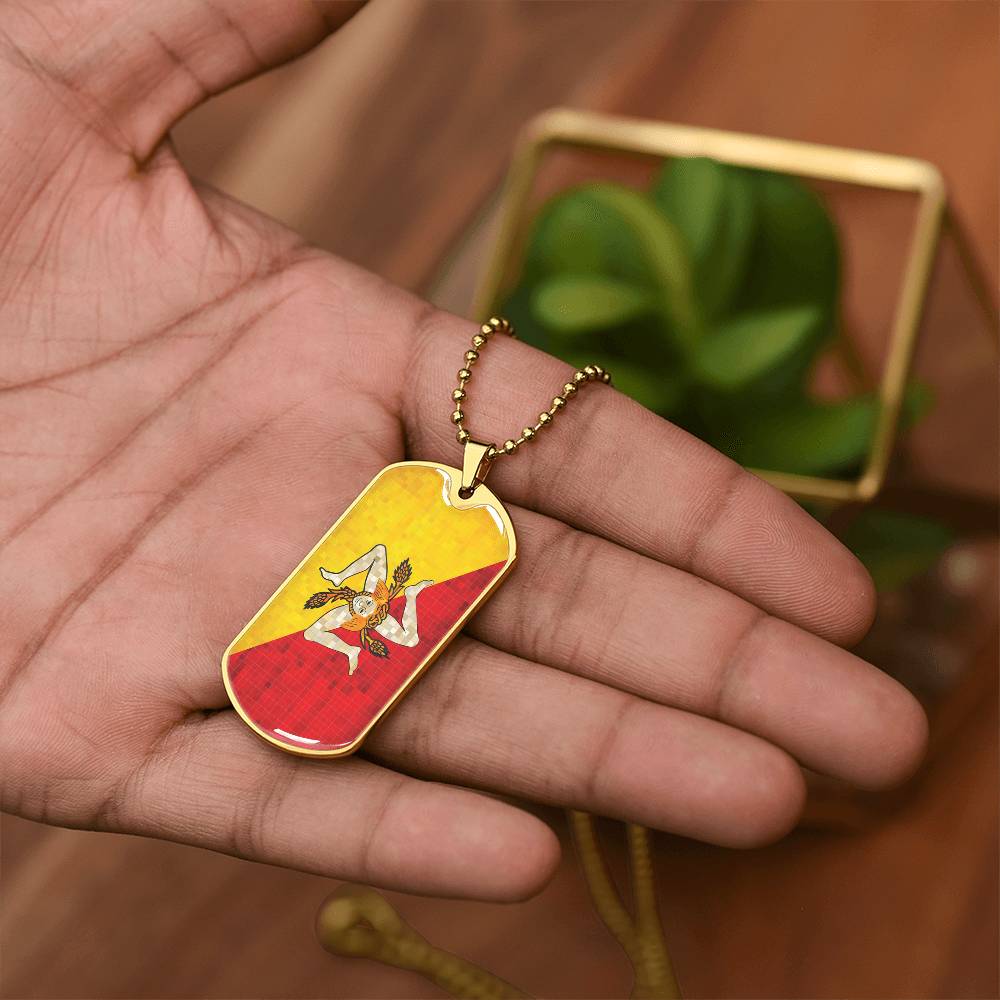 Personalized Flag of Sicily