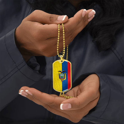 Personalized Flag of Ecuador
