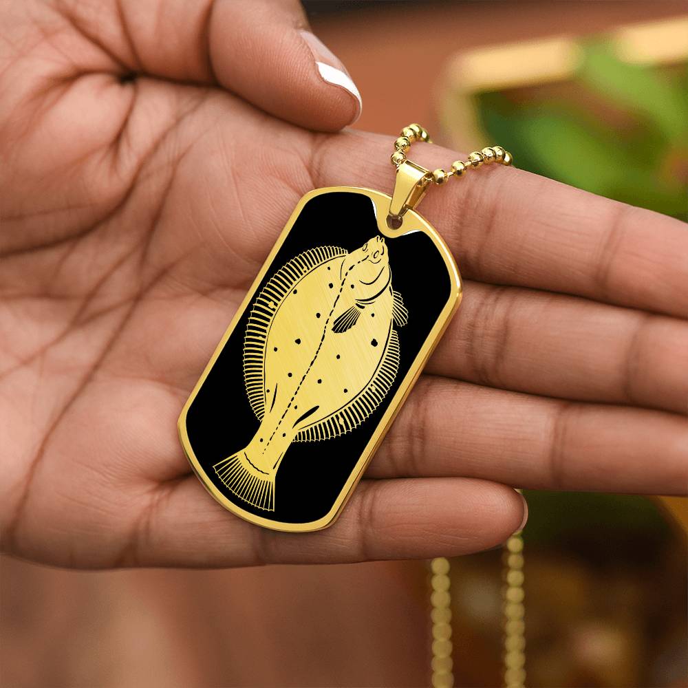 Flounder Necklace