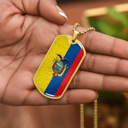 Personalized Flag of Ecuador