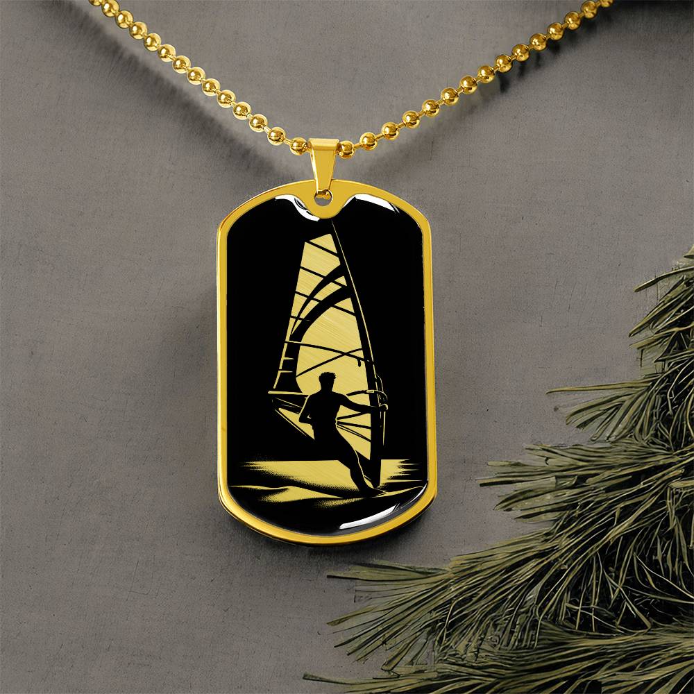 Personalized Windsurfing Necklace