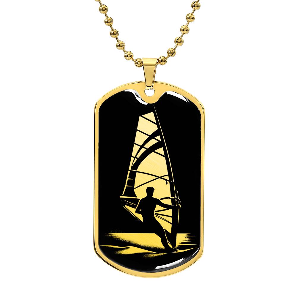 Personalized Windsurfing Necklace