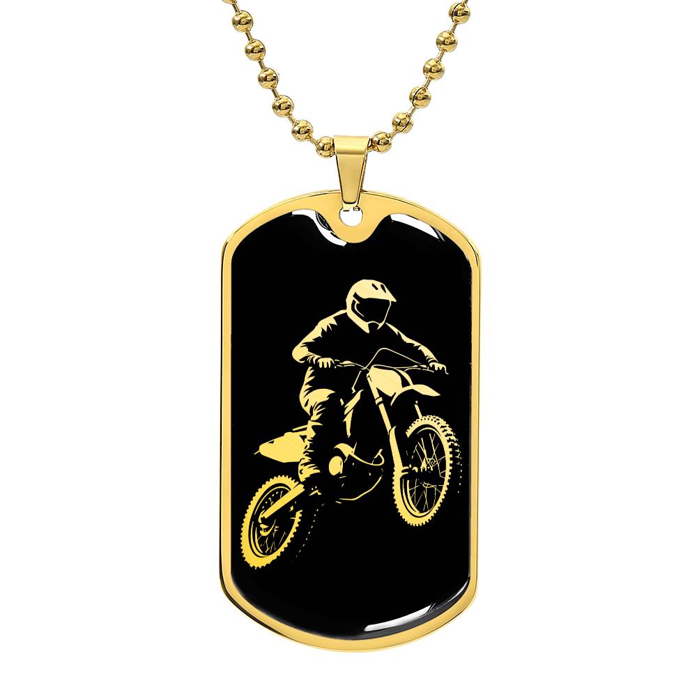 Copy Dirt Bike Motocross Necklace