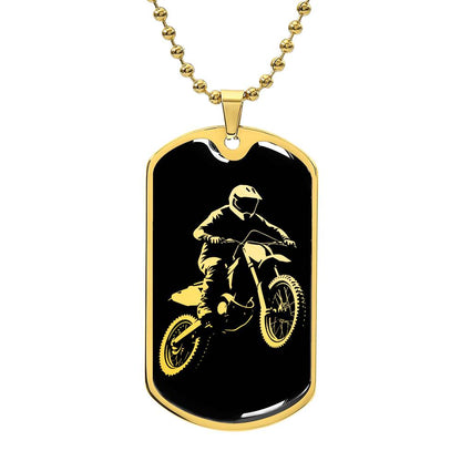 Copy Dirt Bike Motocross Necklace
