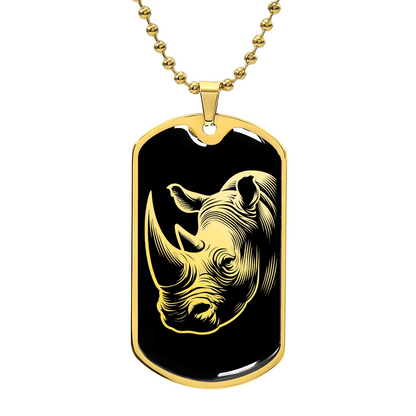 Rhinoceros Necklace