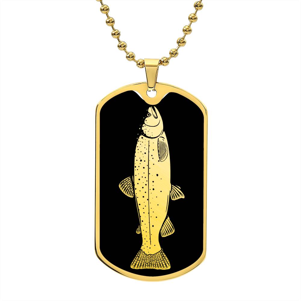 Rainbow Trout Necklace