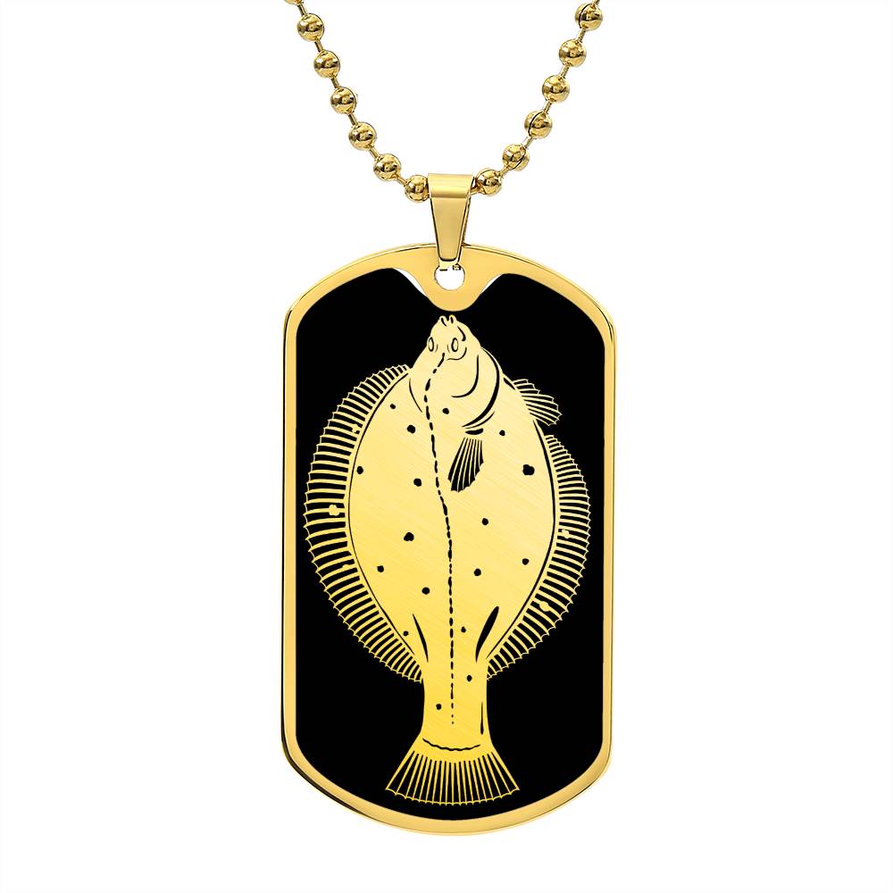Flounder Necklace