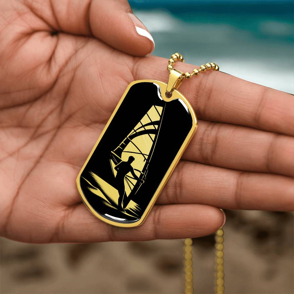 Personalized Windsurfing Necklace