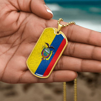 Personalized Flag of Ecuador