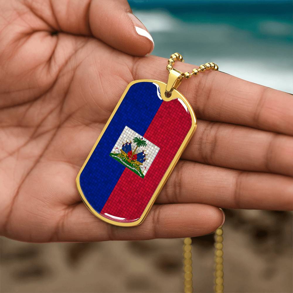 Personalized Flag of Haiti