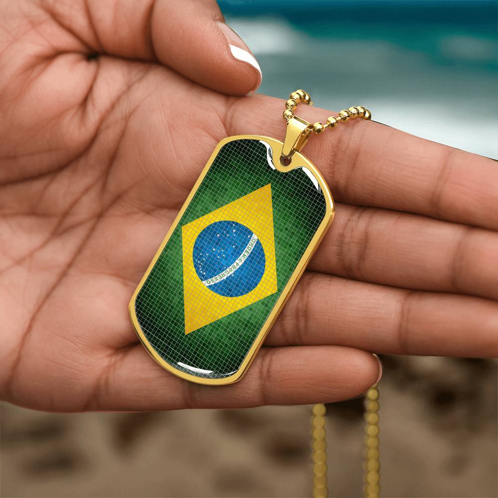 Personalized Flag of Brazil
