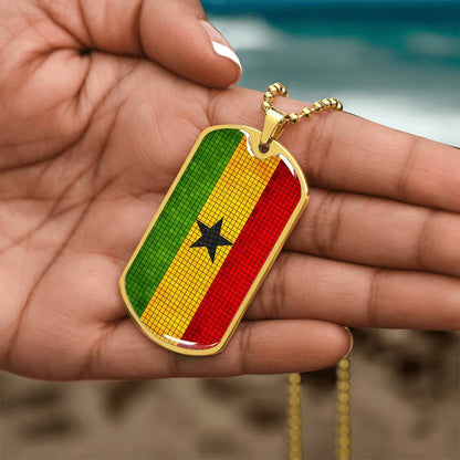 Personalized Flag of Ghana