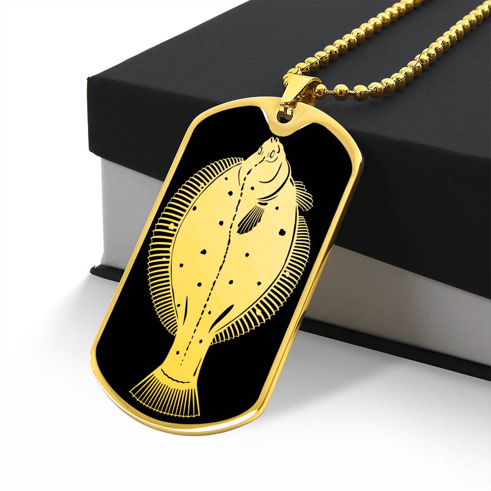 Flounder Necklace