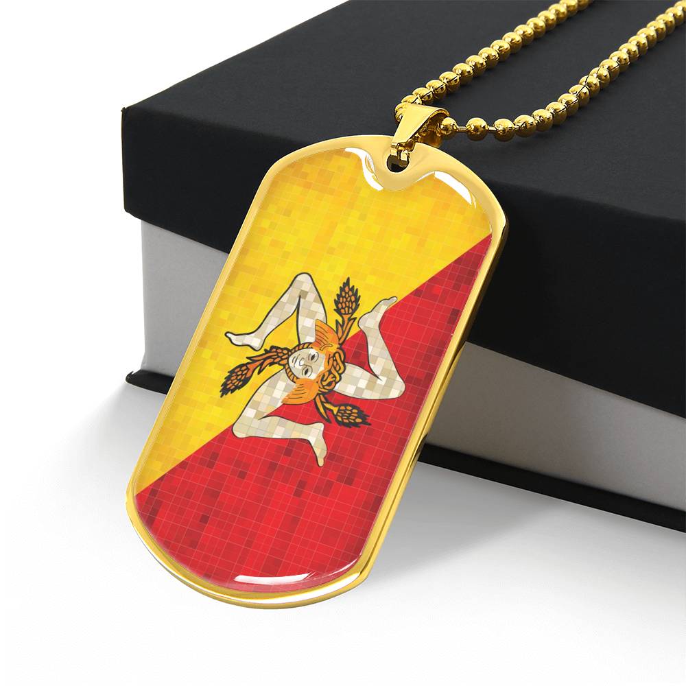 Personalized Flag of Sicily