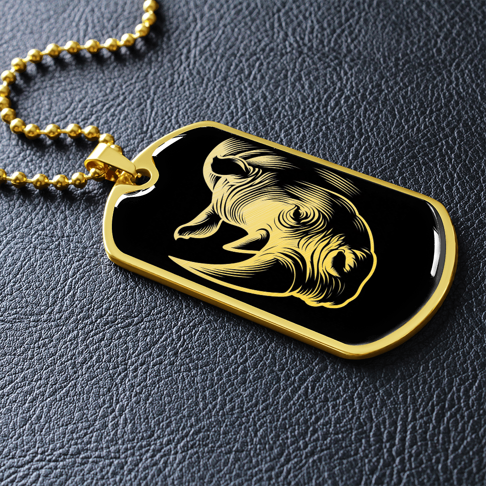 Rhinoceros Necklace