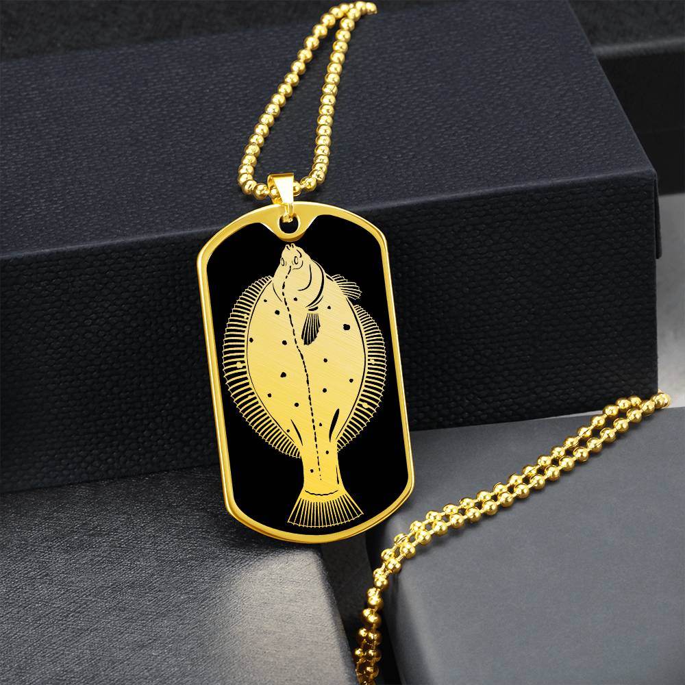Flounder Necklace