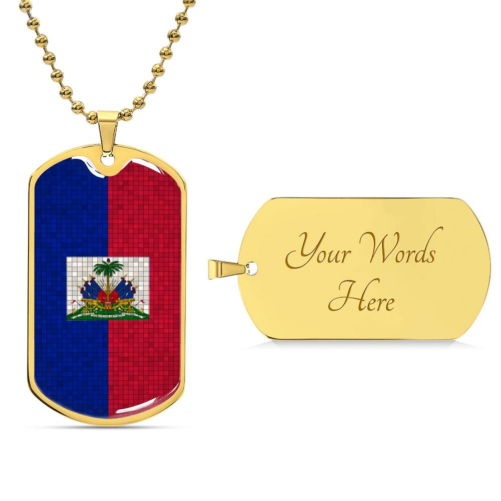 Personalized Flag of Haiti