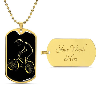 Personalized BMX Necklace