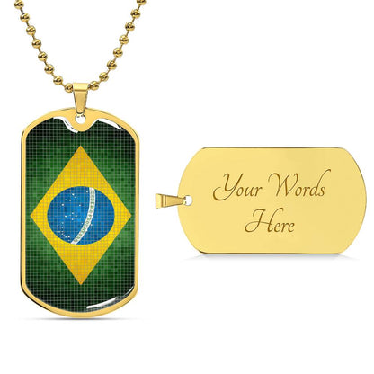 Personalized Flag of Brazil