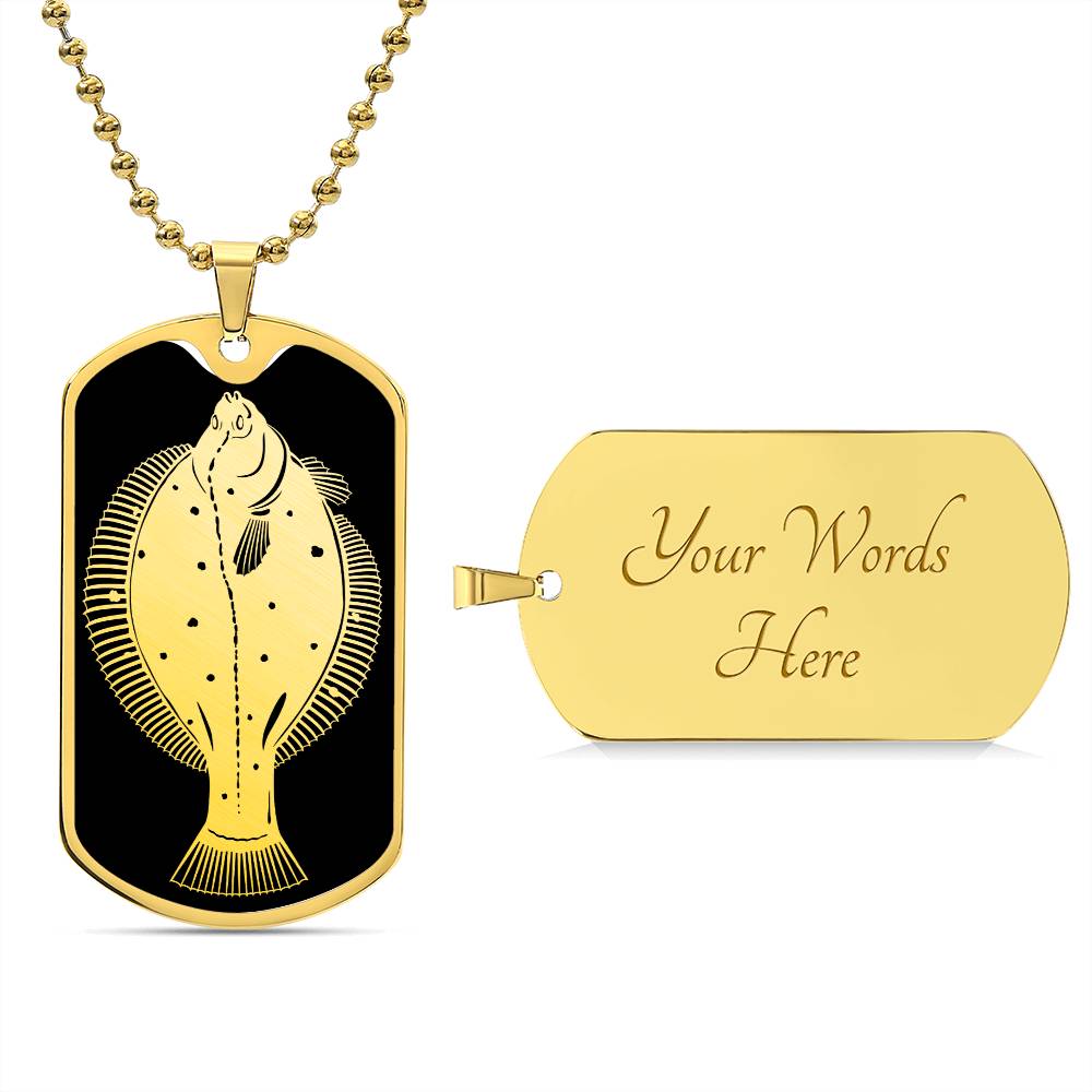 Flounder Necklace