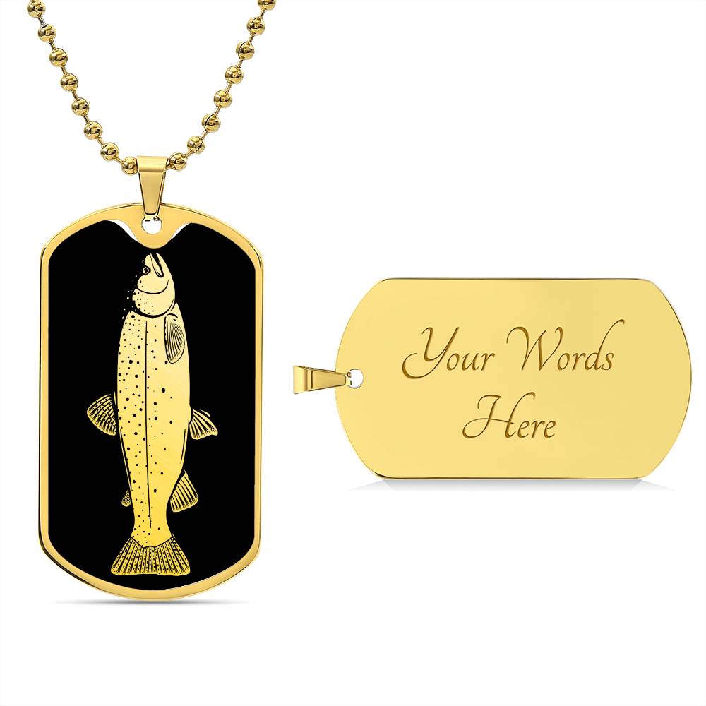 Rainbow Trout Necklace