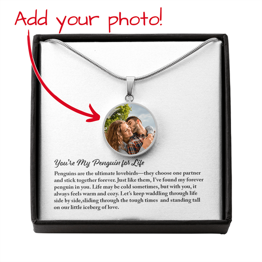 Penguin Coulpe Necklace
