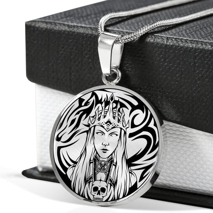 Hel Necklace - Norse Goddess of Death