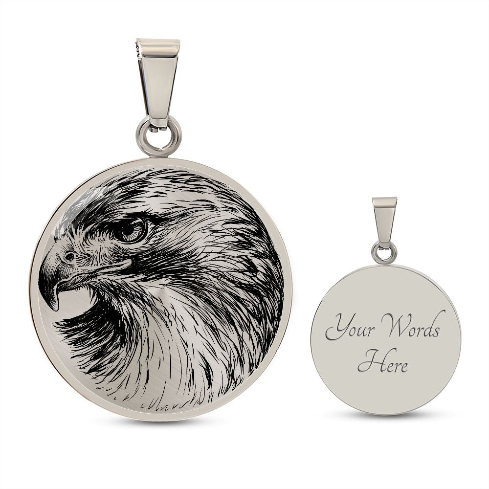 Red Tailed Hawk Necklace