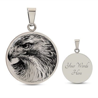 Red Tailed Hawk Necklace