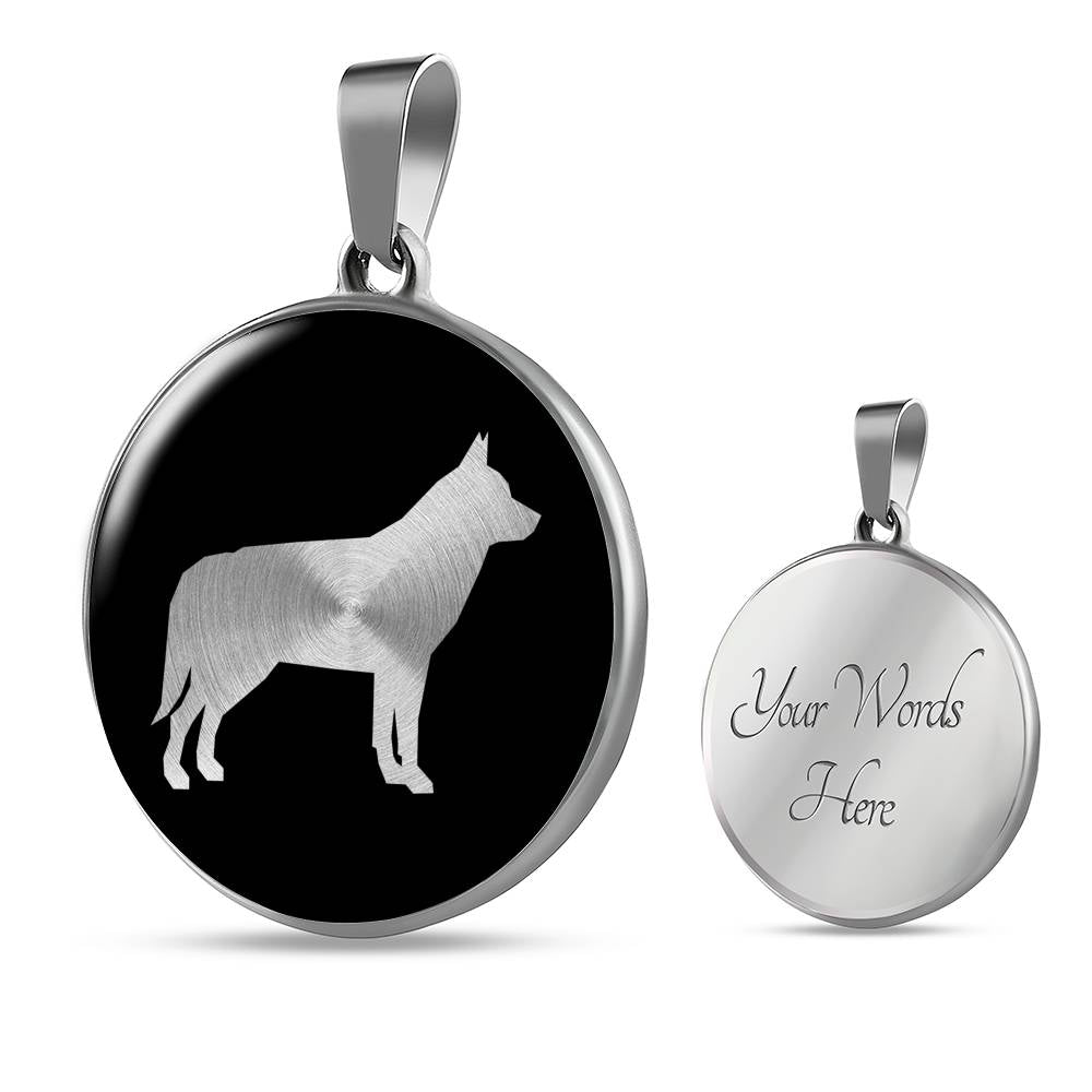 Siberian Husky Necklace - Siberian Husky Gift