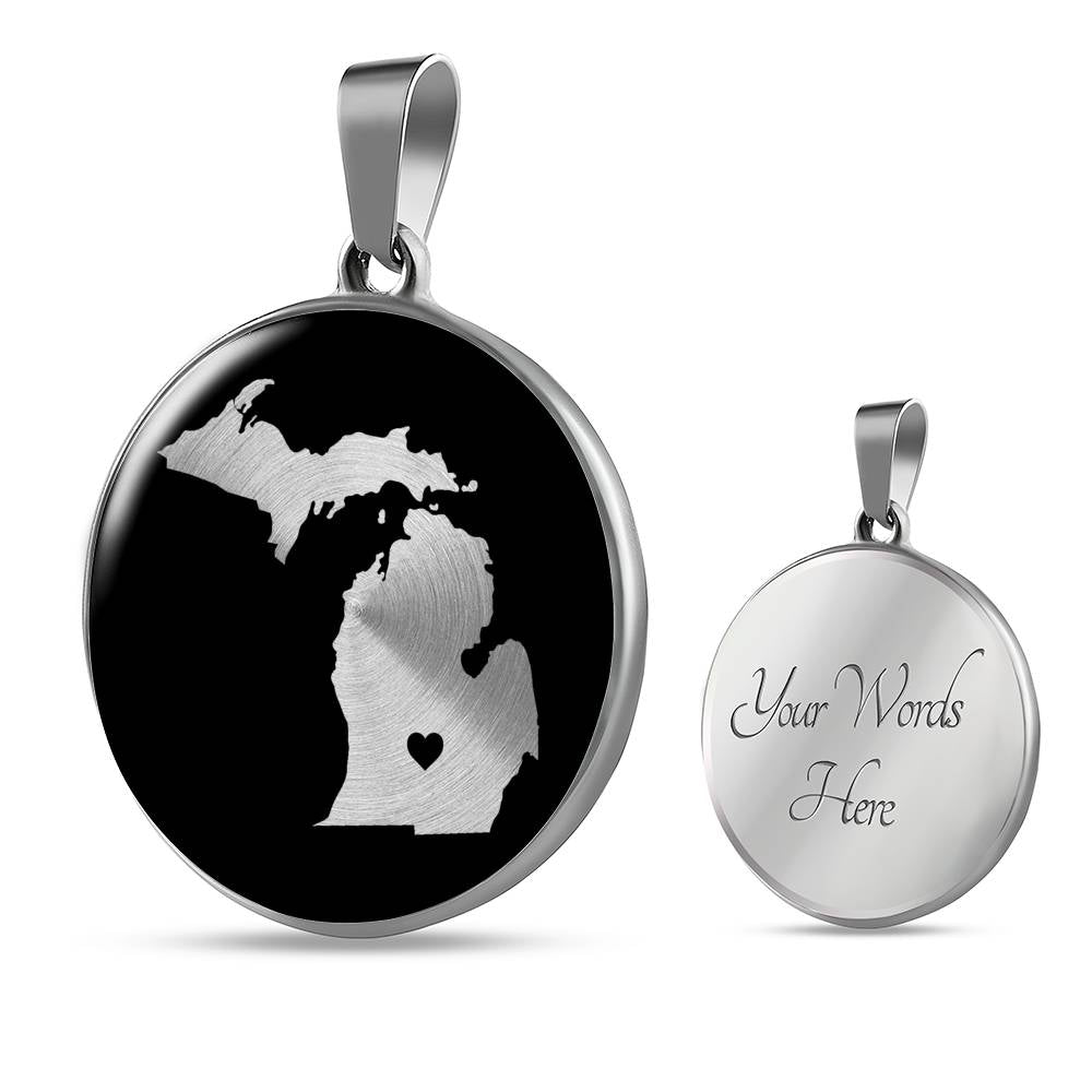 Michigan Necklace - Michigan Gift