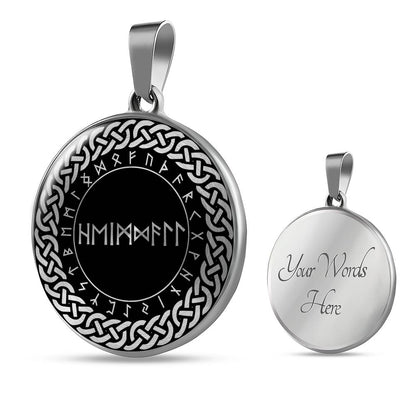 Heimdall Pendant - Heimdall Runes Necklace