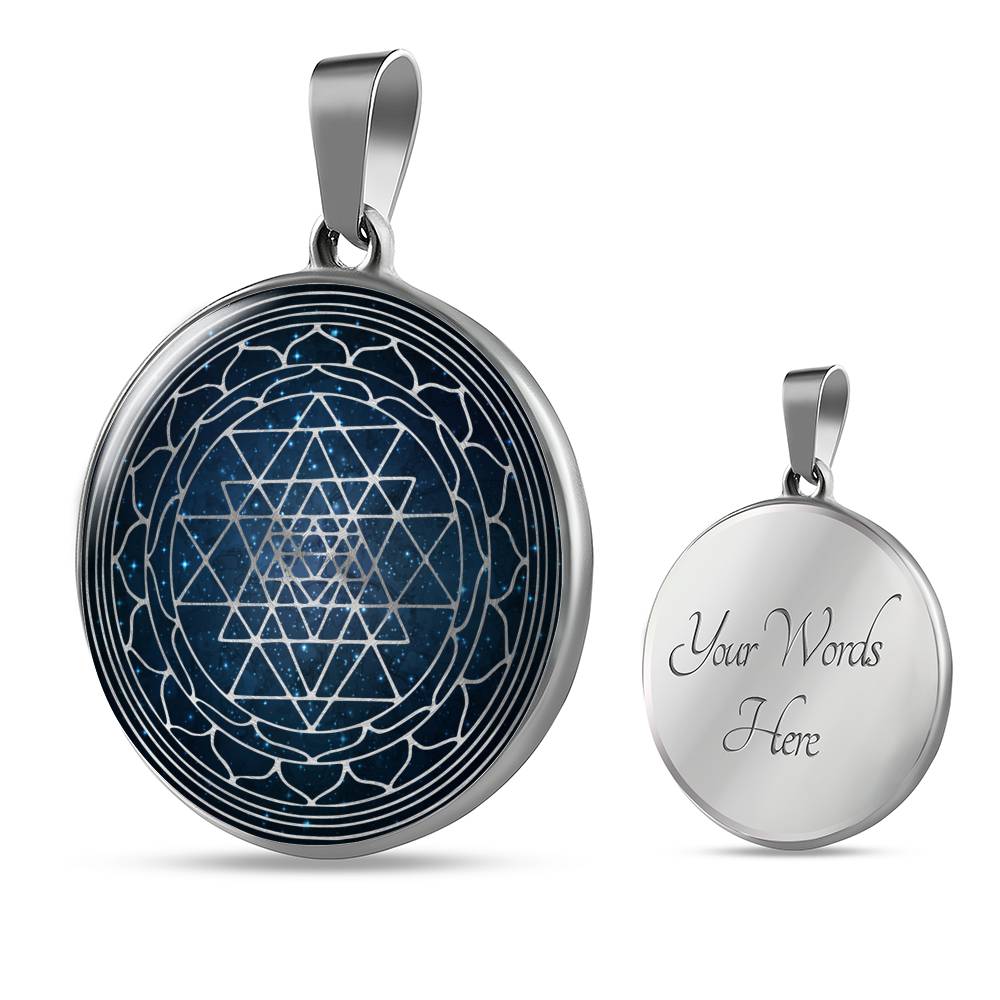 Sri Yantra Pendant - Sacred geometry