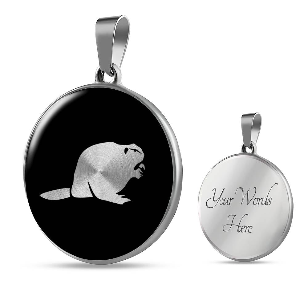 Beaver Necklace - Beaver Gift