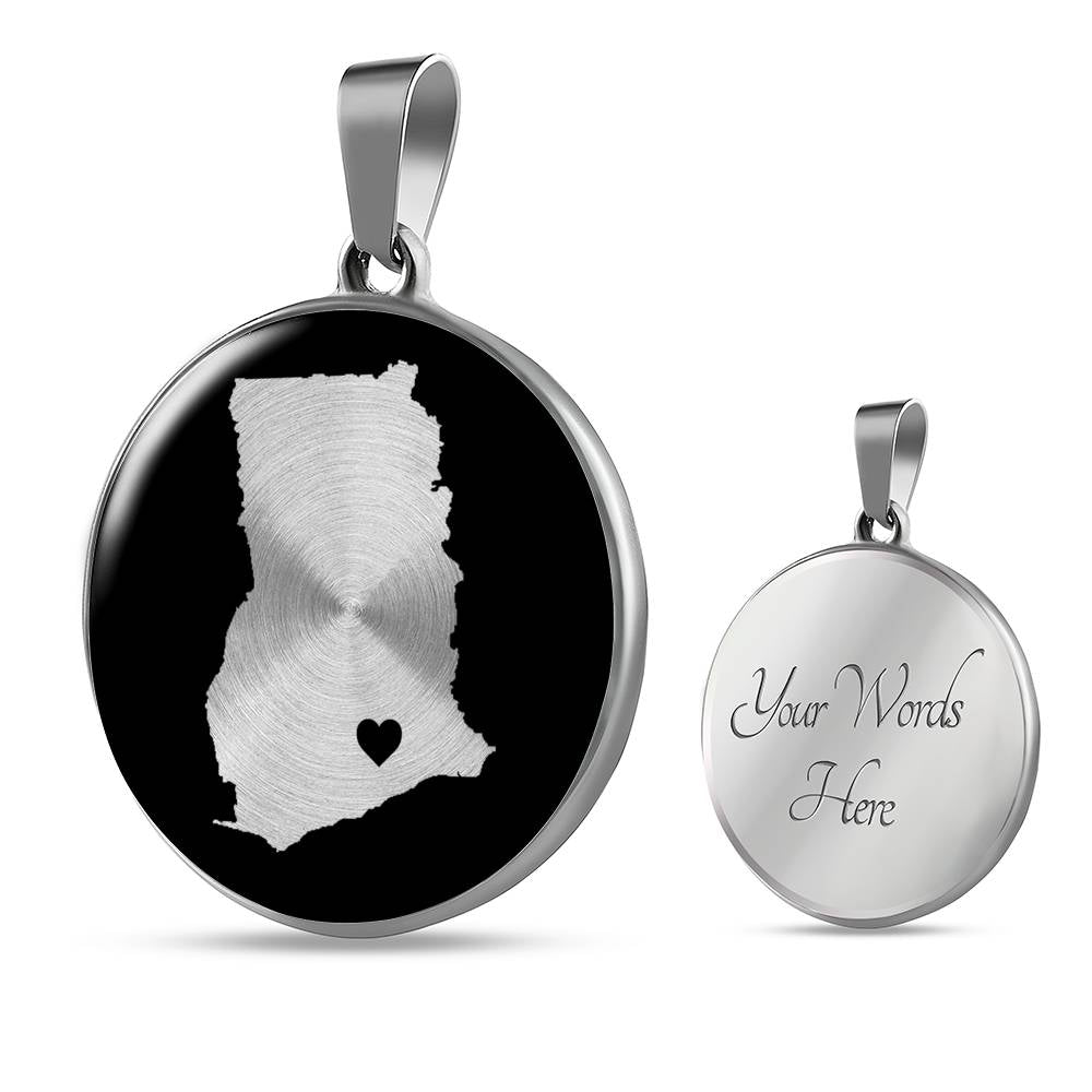 Ghana Necklace - Ghana Gift