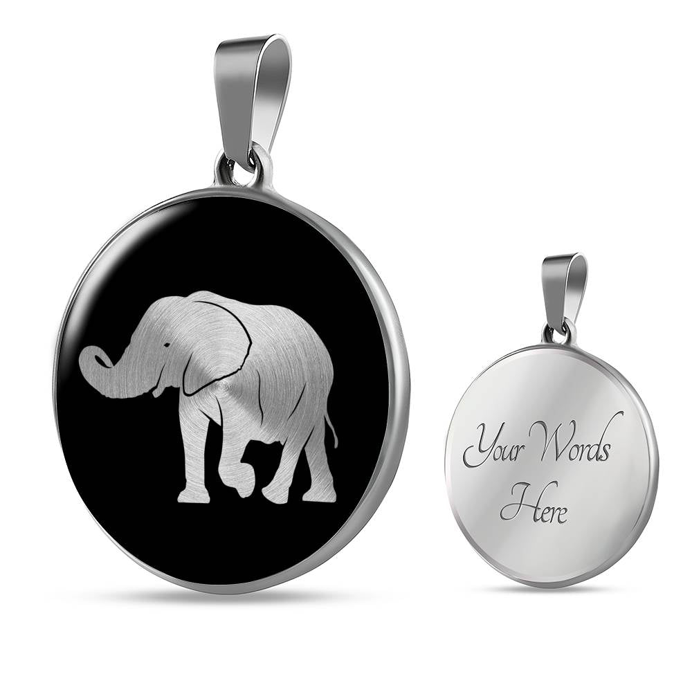 Elephant Necklace - Elephant Gift