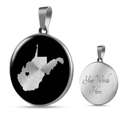 West Virginia Necklace - West Virginia Gift