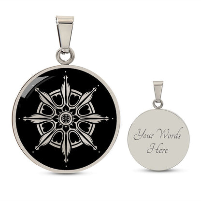 Dharma Wheel Necklace
