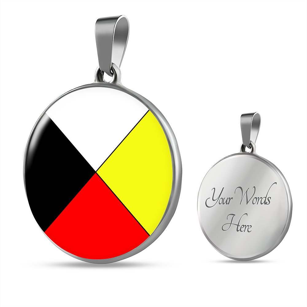 Native American Medicine Wheel Necklace