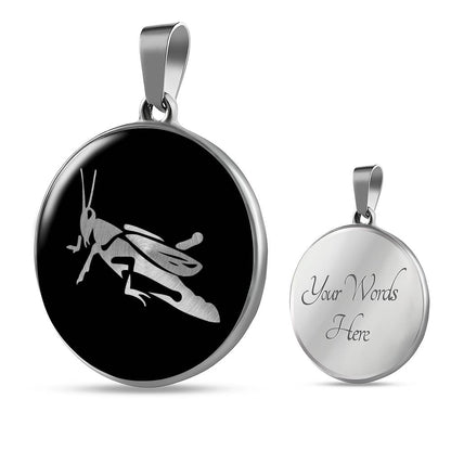 Grasshopper Necklace - Grasshopper Gift