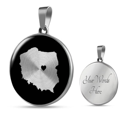 Poland Necklace - Poland Gift