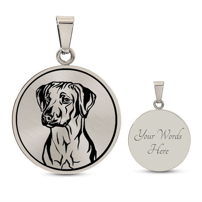 Rhodesian Ridgeback Necklace